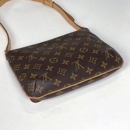 Louis Vuitton Musette Tango Short Shoulder Bag Monogram Brown