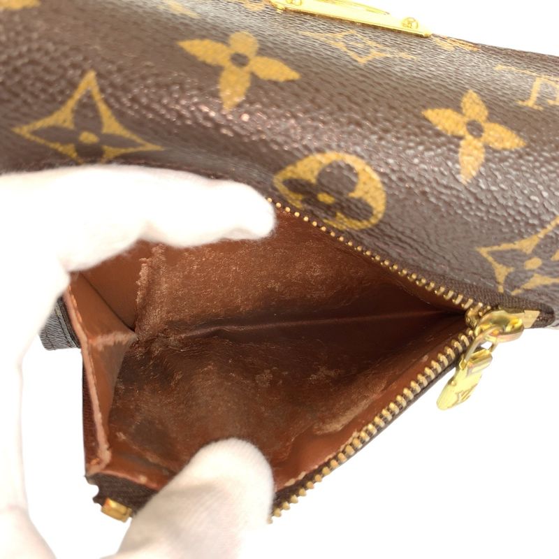 Louis Vuitton Monogram Portefeuille Koala Brown Fold Wallet Compact