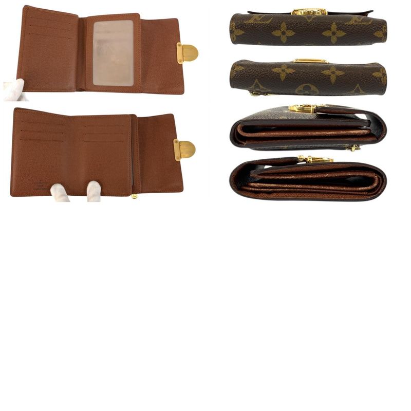 Louis Vuitton Monogram Portefeuille Koala Brown Fold Wallet Compact