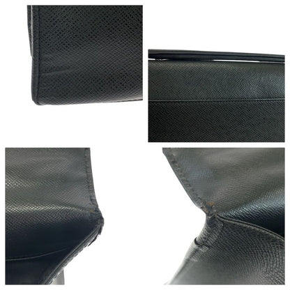 Louis Vuitton Taiga Angara Ardoise Black Taiga Business Bag Handbag