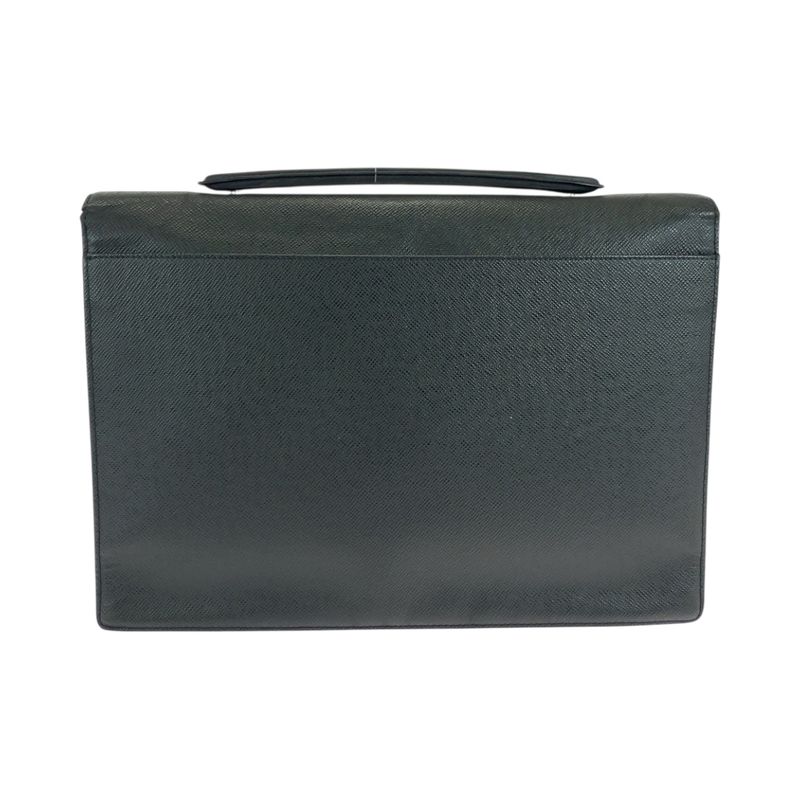 Louis Vuitton Taiga Angara Ardoise Black Taiga Business Bag Handbag