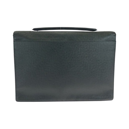 Louis Vuitton Taiga Angara Ardoise Black Taiga Business Bag Handbag
