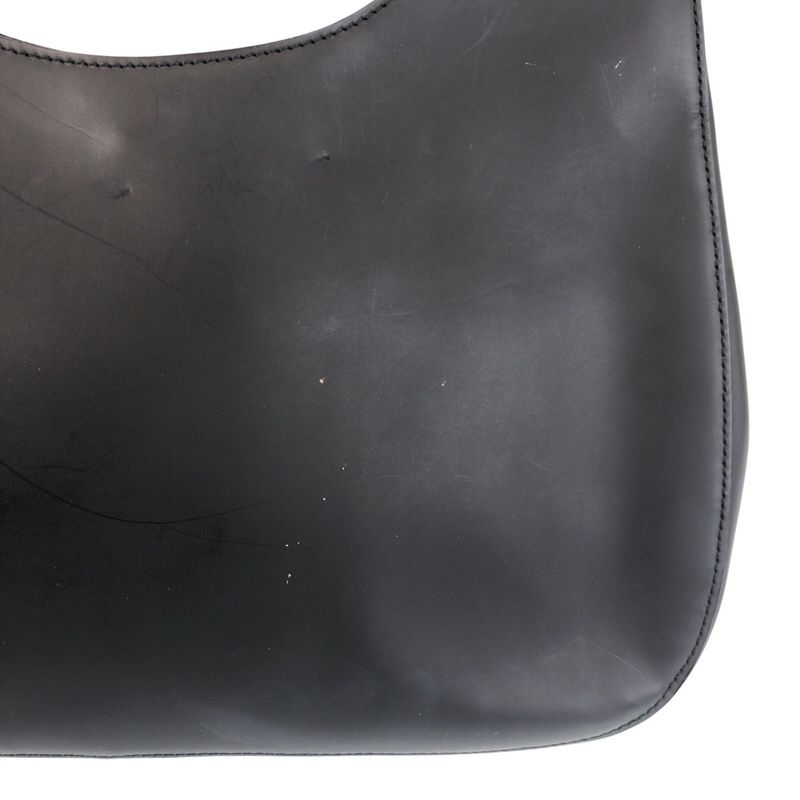 Gucci Bamboo Black Red Leather Bamboo 001 Shoulder Bag Hobo