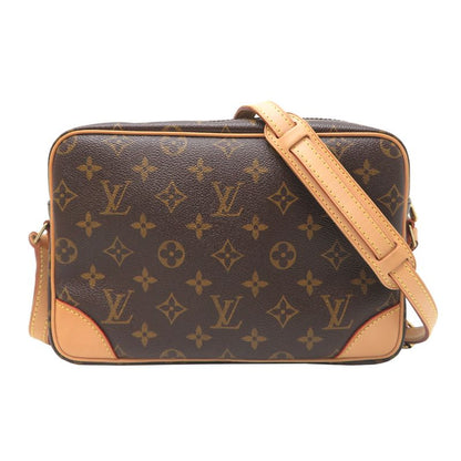 Louis Vuitton Shoulder Bag Leather Brown