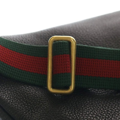 Gucci Sherry Line Logo Body Bag Black Leather