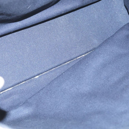 Hermes Fourre Tout Bicolor Canvas Tote Navy