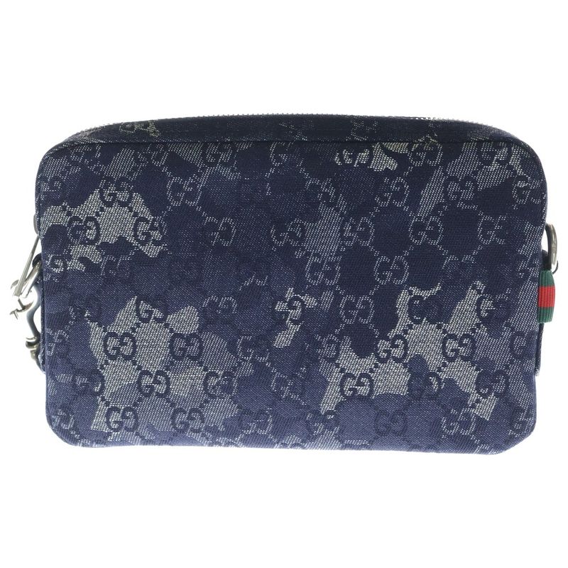 Gucci GG Denim Small Cross All Over Pattern