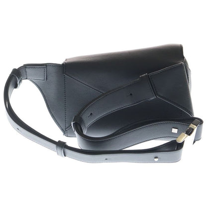 Loewe Puzzle Edge Small Bumbag Leather Waist Bag Black