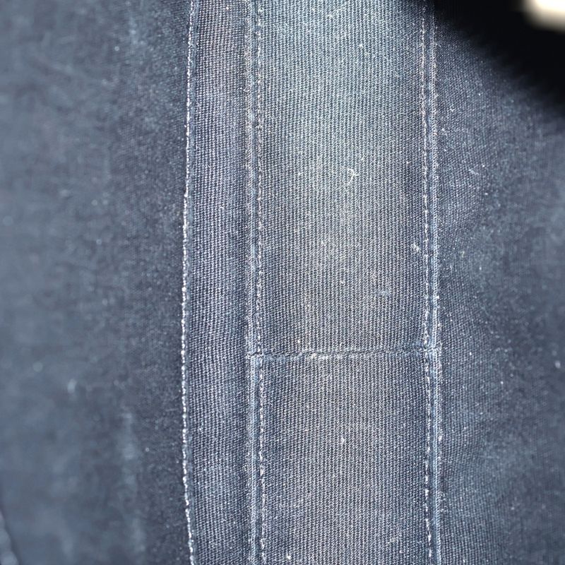 Celine Triomphe Canvas Shoulder Bag Black Brown