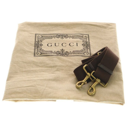 Gucci Savoy GG Supreme Boston Bag Brown