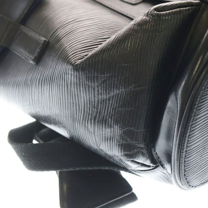 Louis Vuitton Epi Christopher PM Leather Backpack Black