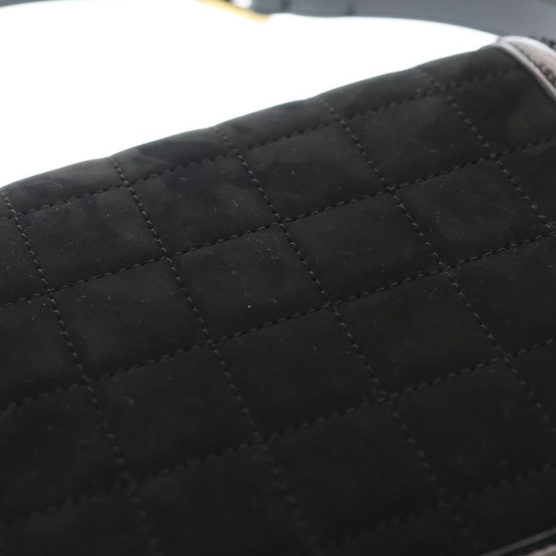 Saint Laurent Paris Small Solferino Suede Leather Quilted