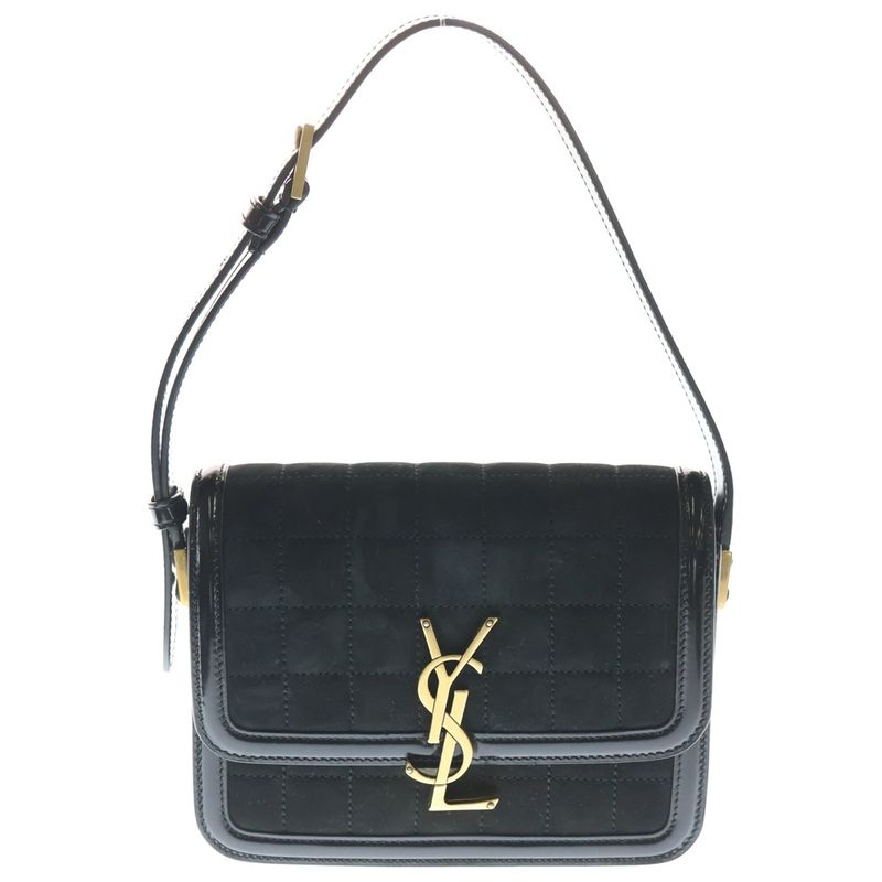 Saint Laurent Paris Small Solferino Suede Leather Quilted