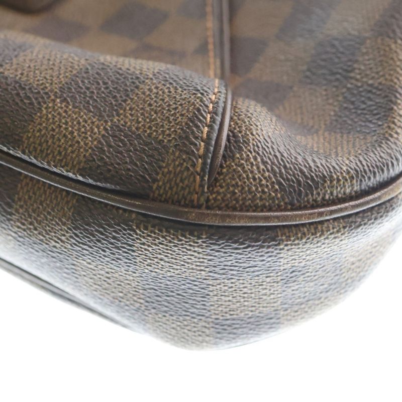 Louis Vuitton Damier Thames PM Leather Shoulder Bag Brown