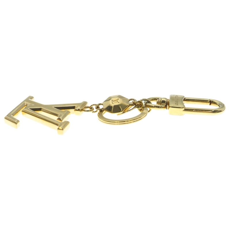 Louis Vuitton LV Facet Key Ring Key Holder Gold