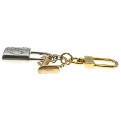 Louis Vuitton Carre Ido Padlock Key Holder Charm Silver Gold