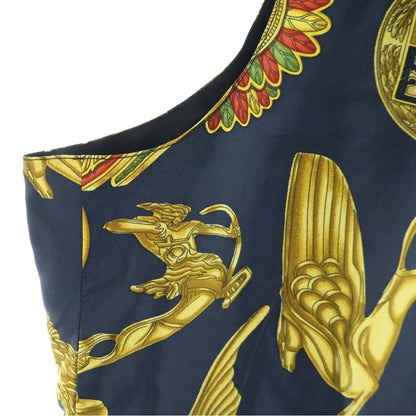 Hermes Silk Vest Black Gold