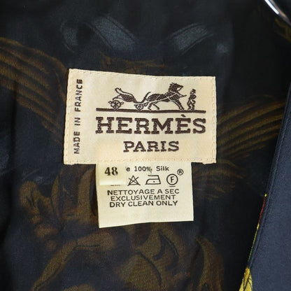 Hermes Silk Vest Black Gold
