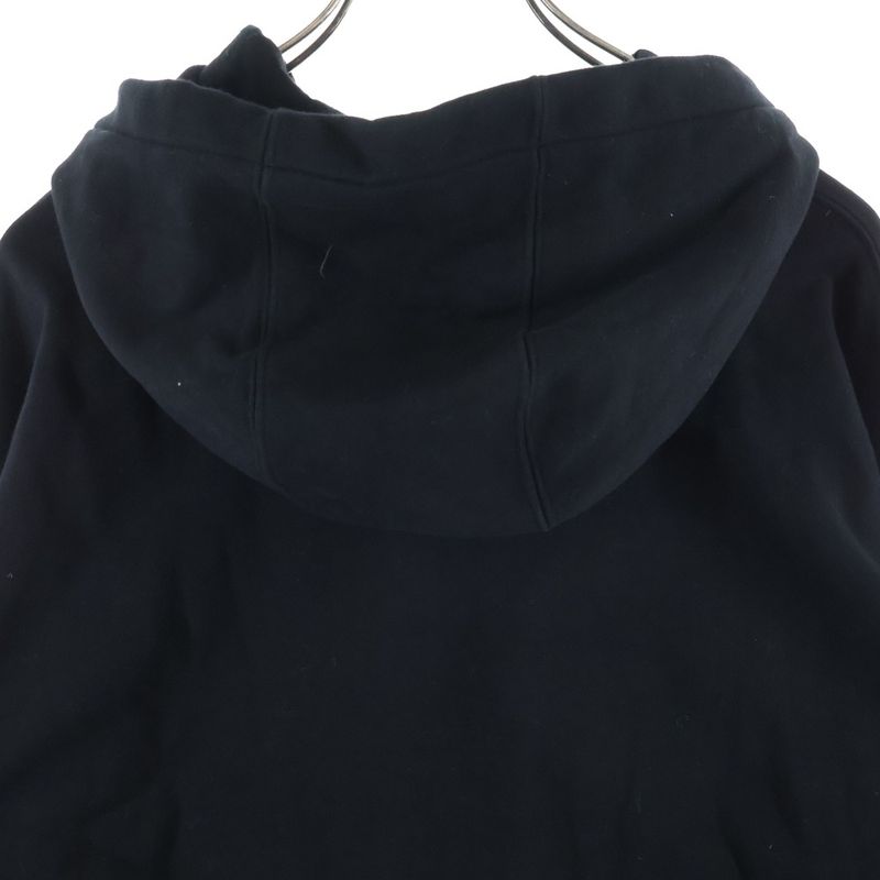 Versace Knit Logo Embroidery Pullover Sweatshirt Hoodie Black