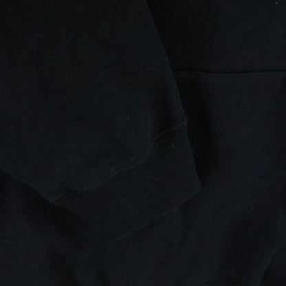 Versace Knit Logo Embroidery Pullover Sweatshirt Hoodie Black