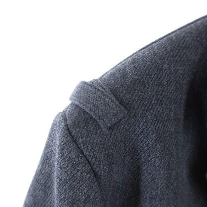 Prada Triangle Logo Wool Jacket Terrace Gray