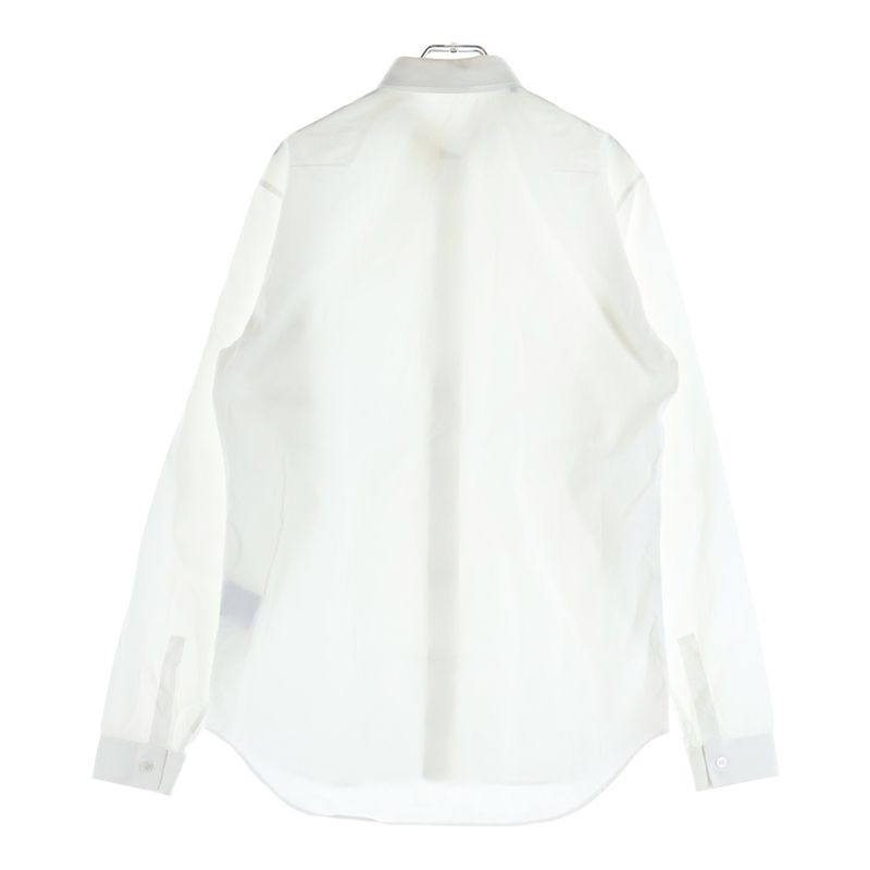 Dior Long Sleeve White Shirt Logo Embroidery Regular Color