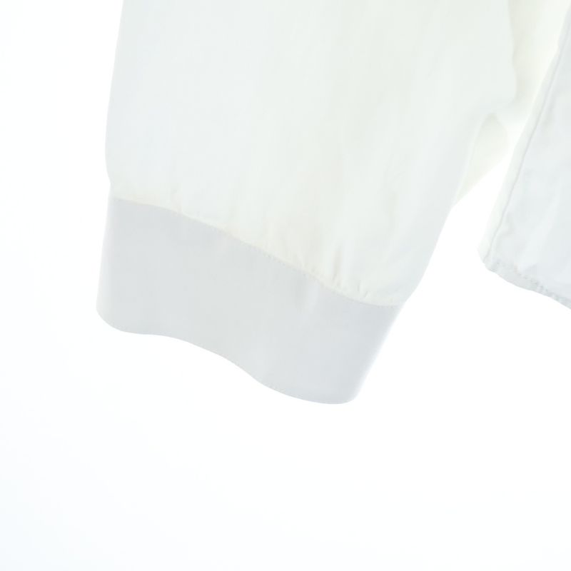 Dior Long Sleeve White Shirt Logo Embroidery Regular Color