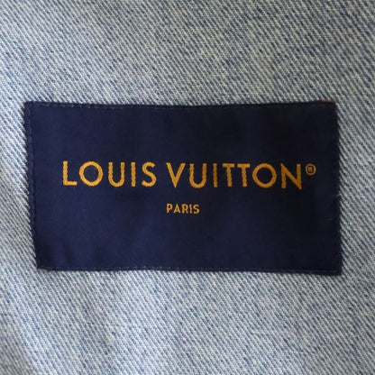 Louis Vuitton Monogram Damaged Trucker Denim Jacket Pnb