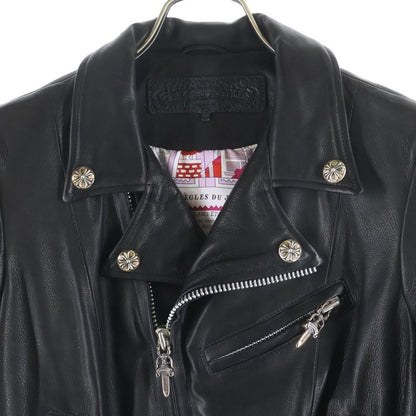 Hermes JJ Dean Lining Daga Zip Leather Double