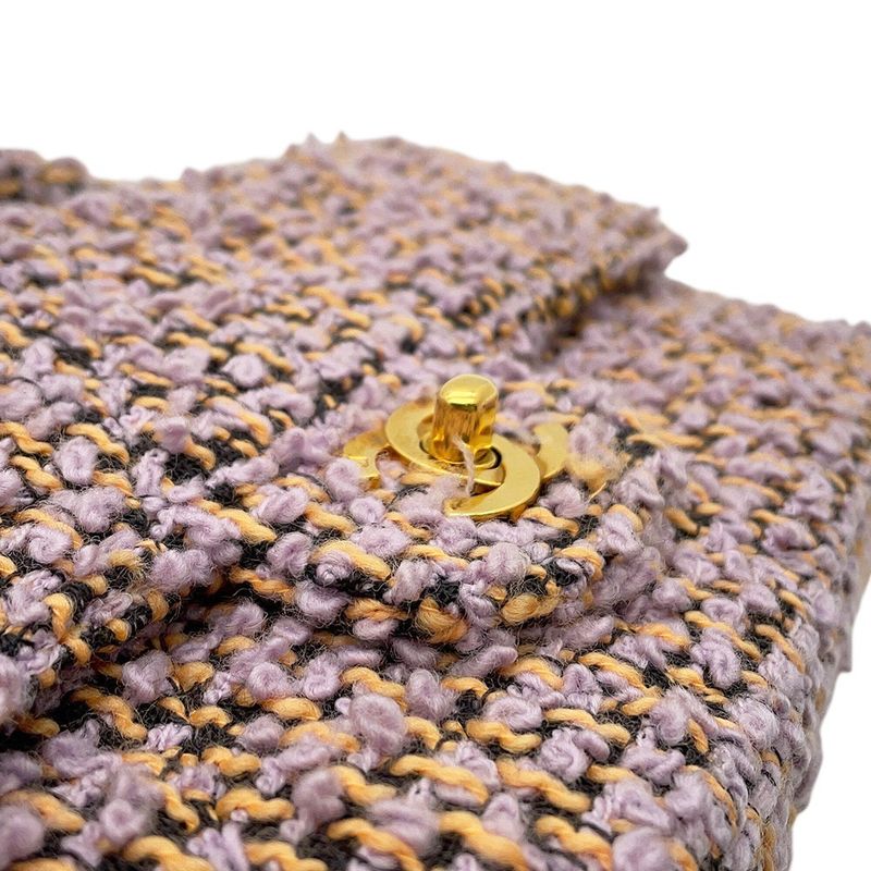 Chanel Handbag Parent Child Bag CC Logo Tweed Bag