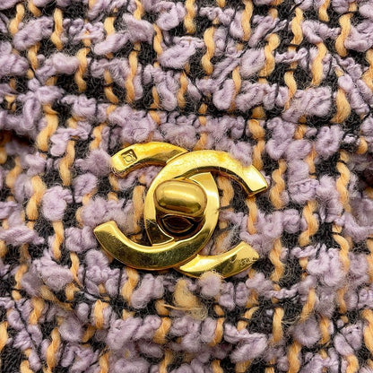 Chanel Handbag Parent Child Bag CC Logo Tweed Bag