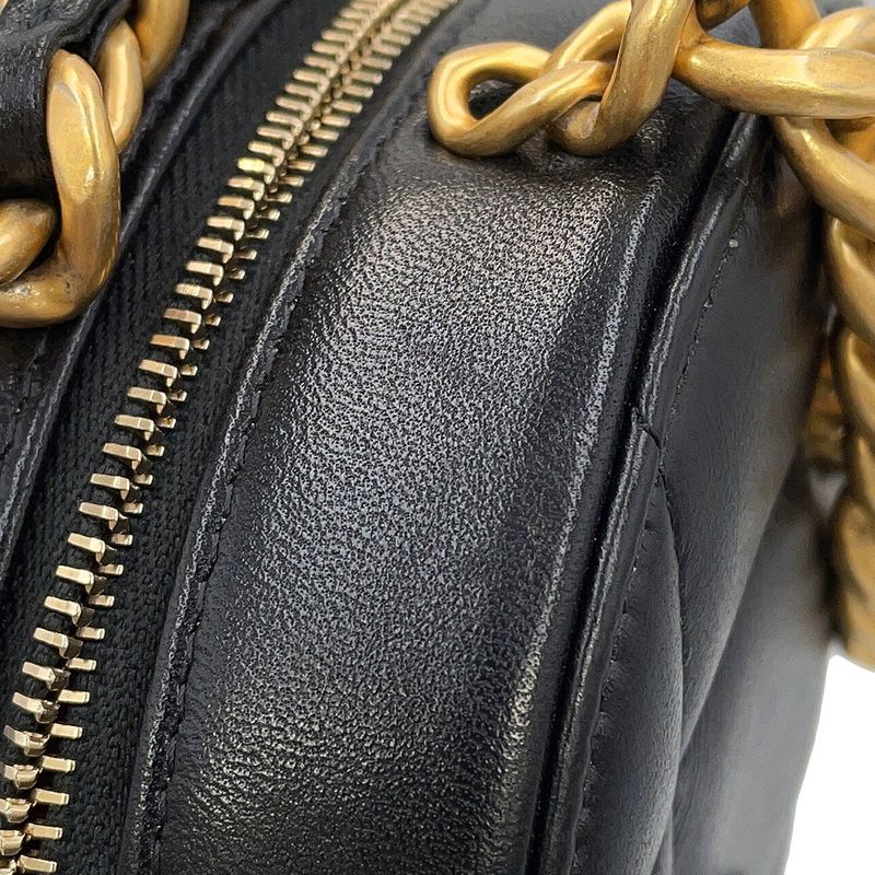 Chanel Chain Shoulder Bag 19 Quilted CC Logo Lambskin