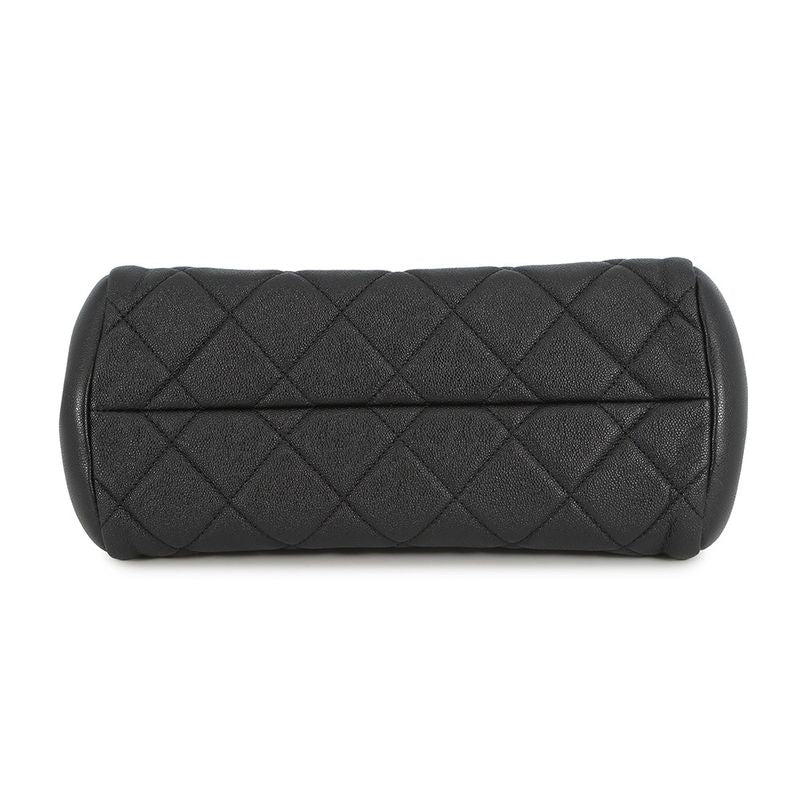 Chanel Chain Shoulder Bag CC Logo Quilted Caviar Leather