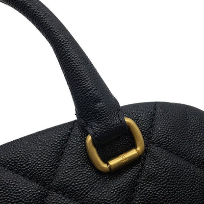 Chanel Chain Shoulder Bag CC Logo Quilted Caviar Leather