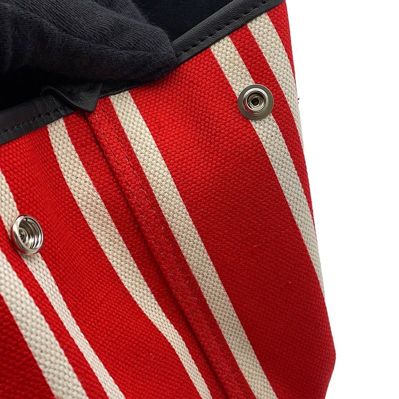 Balenciaga Tote Striped Navy Cabas S Pouch Red White Black