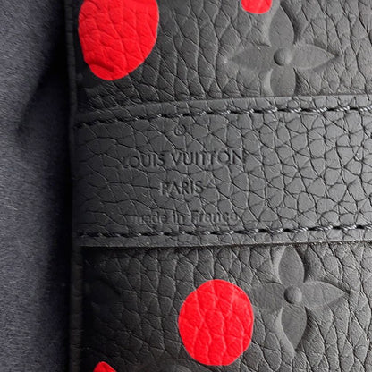 Louis Vuitton Boston Bag Taurillon Monogram Infinity Dot Keepall Noir Black Red