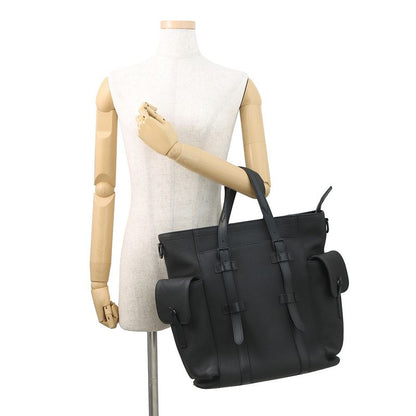 Louis Vuitton Tote Taurillon Leather Christopher 2-Way Noir Black