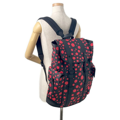 Louis Vuitton Backpack Taurillon Monogram Infinity Dot LV Yk Christopher MM Noir Black Red