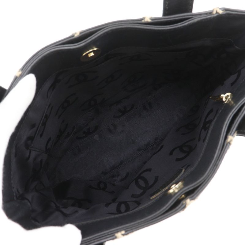 Chanel Wild Stitch Calf Black Handbag