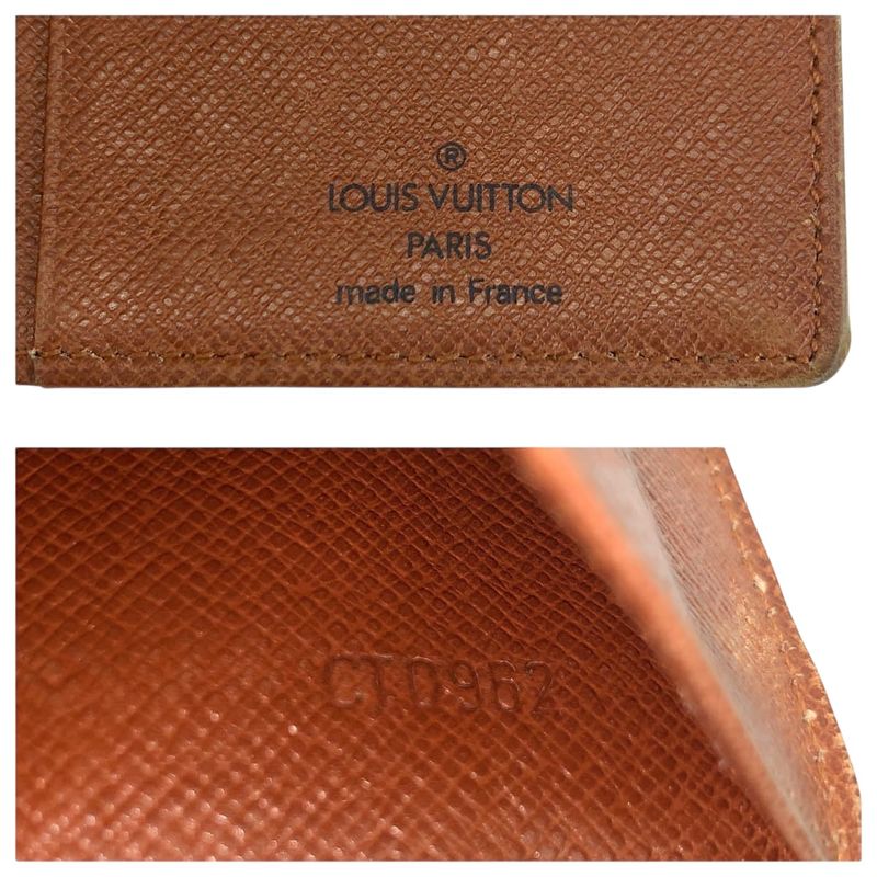 Louis Vuitton Monogram Porte Bal le Carte Cles D Brown Billfold Long