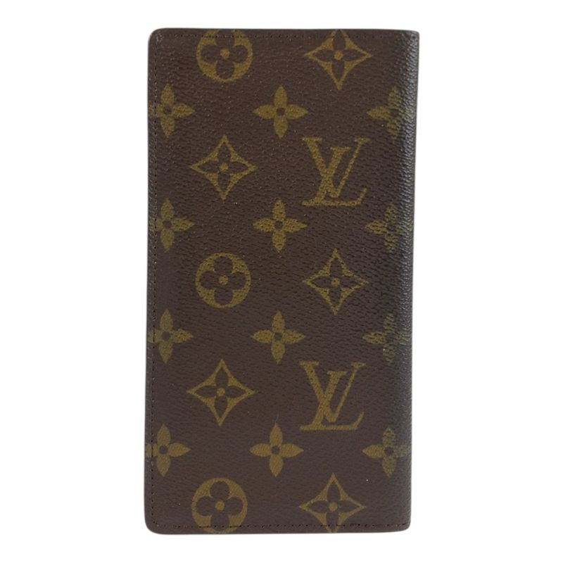 Louis Vuitton Monogram Porte Bal le Carte Cles D Brown Billfold Long