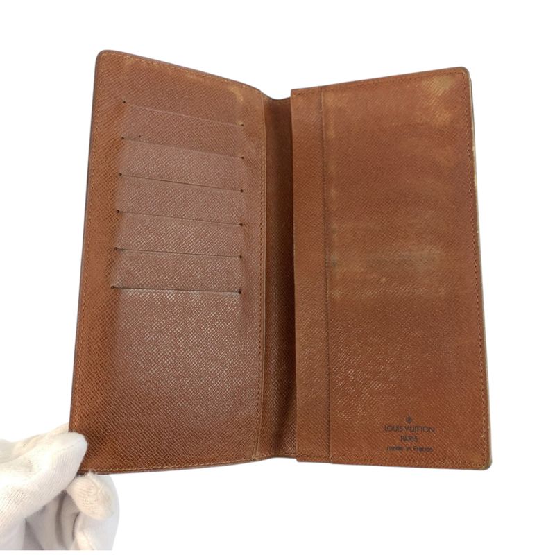 Louis Vuitton Monogram Porte Bal le Carte Cles D Brown Billfold Long