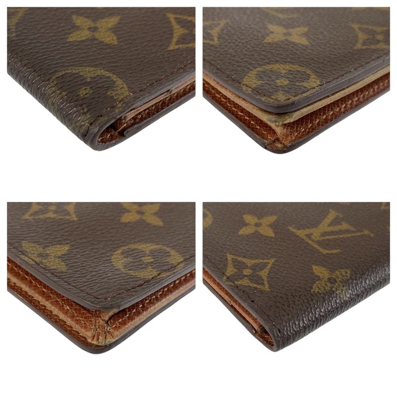 Louis Vuitton Monogram Porte Bal le Carte Cles D Brown Billfold Long