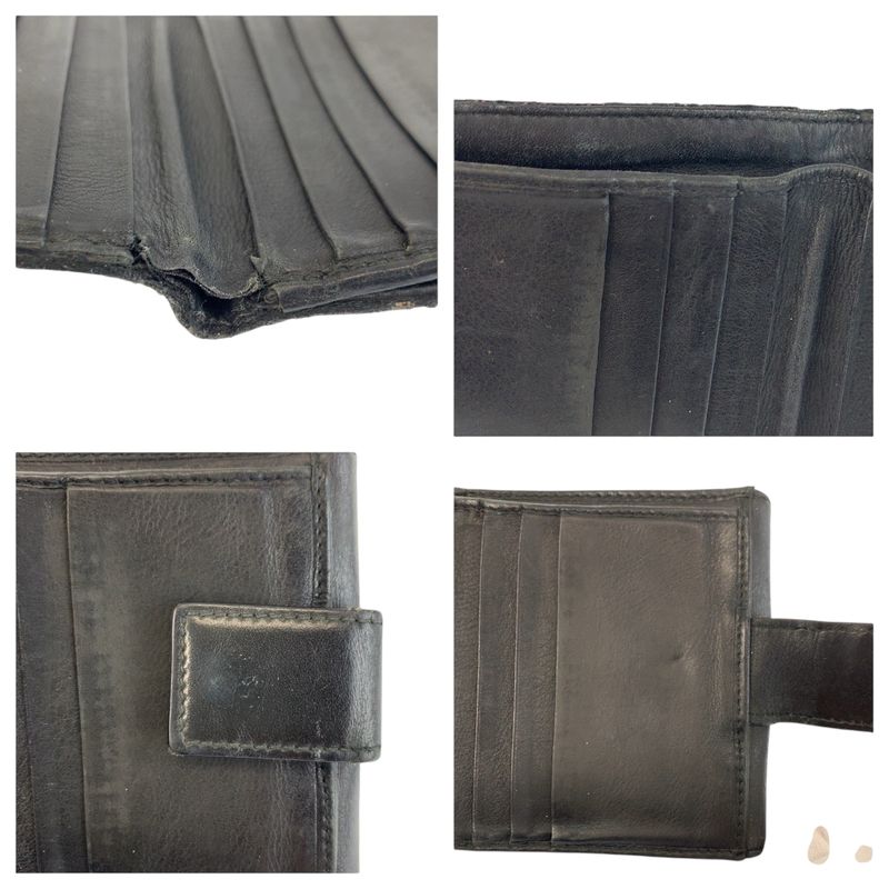 Dior Christian Trotter Black Silver Compact Wallet