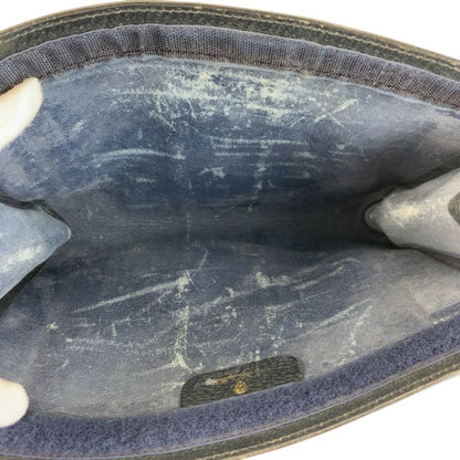 Gucci Vintage Sherry Line Gray GG Supreme Canvas 89 Clutch