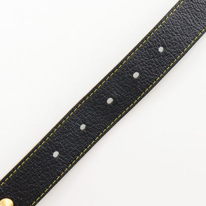 Louis Vuitton Ceinture Suhali Studs Leather Noir Black