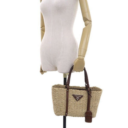 Prada Natural Fiber Basket Bag