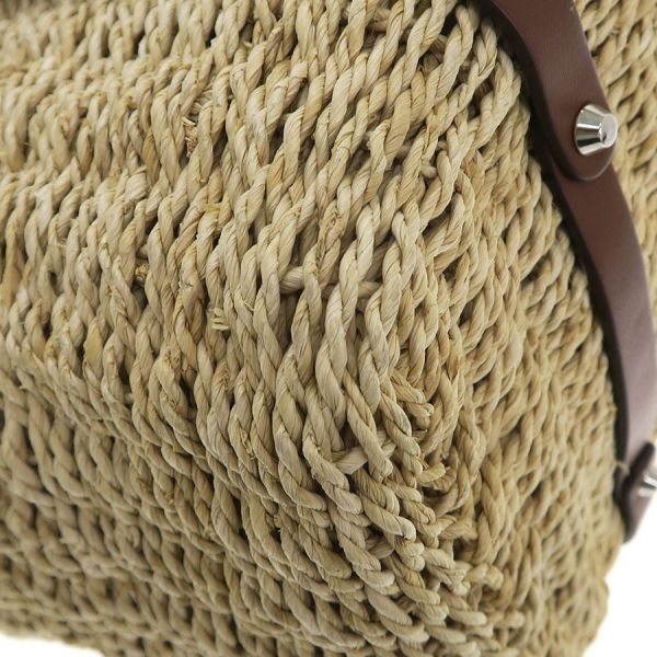 Prada Natural Fiber Basket Bag