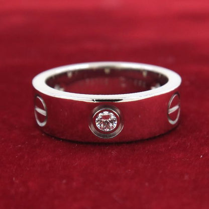 Cartier Love Ring Half Diamond 50