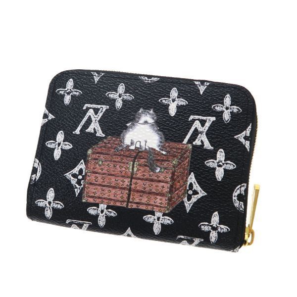 Louis Vuitton Monogram Catgram Zippy Coin Purse